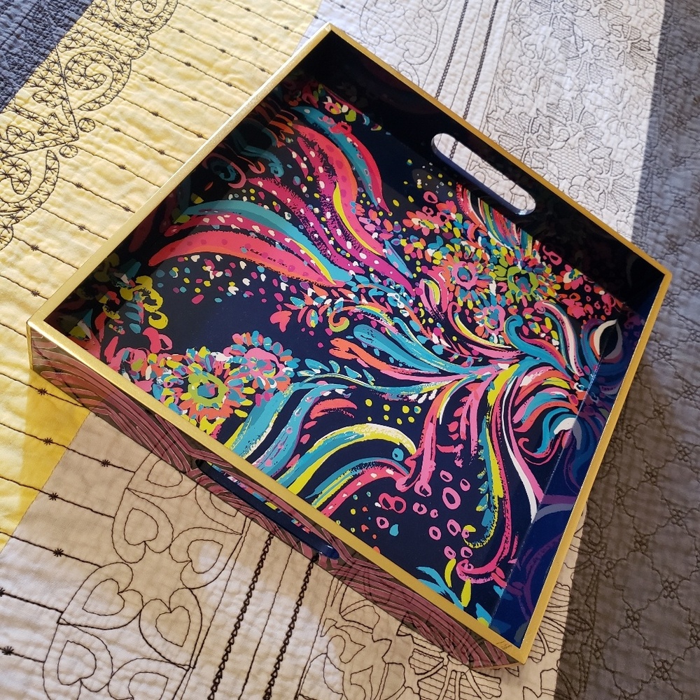 Lilly Pulitzer Beach Look Lacquer Tray
